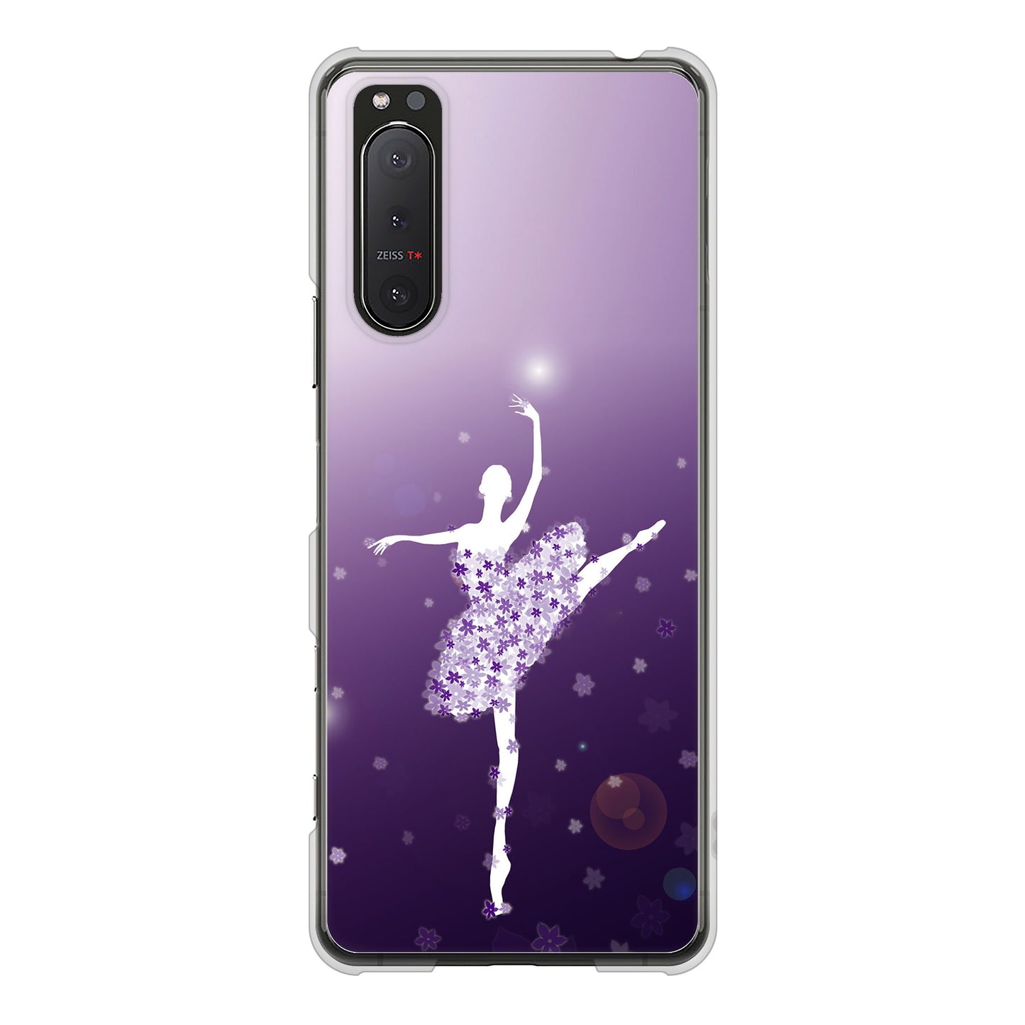 Xperia 5 II SO-52A docomo 1256 バレリーナ ハードケース 背面印刷