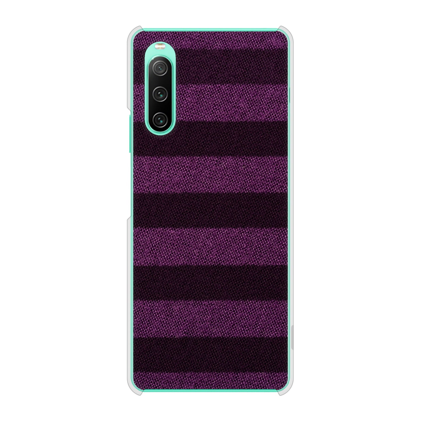Xperia 10 IV SO-52C docomo シンプルボーダー ハードケース 背面印刷