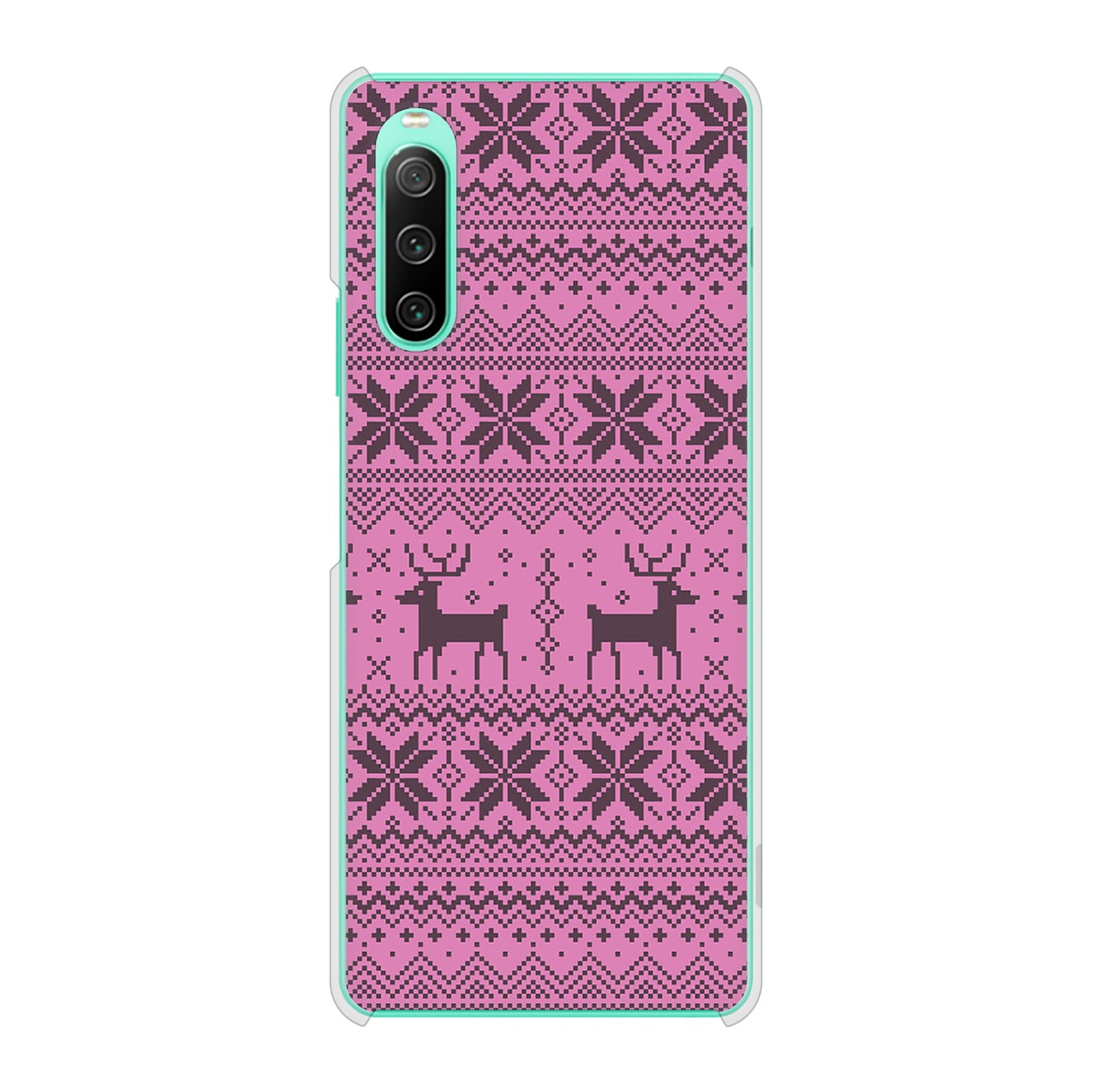 Xperia 10 IV SO-52C docomo クリスマス ハードケース 背面印刷