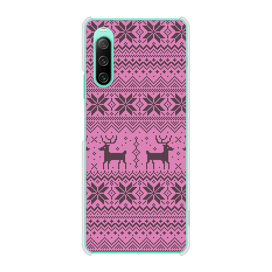 Xperia 10 IV SO-52C docomo クリスマス ハードケース 背面印刷
