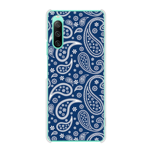 Xperia 10 IV SO-52C docomo ペイズリー ハードケース 背面印刷