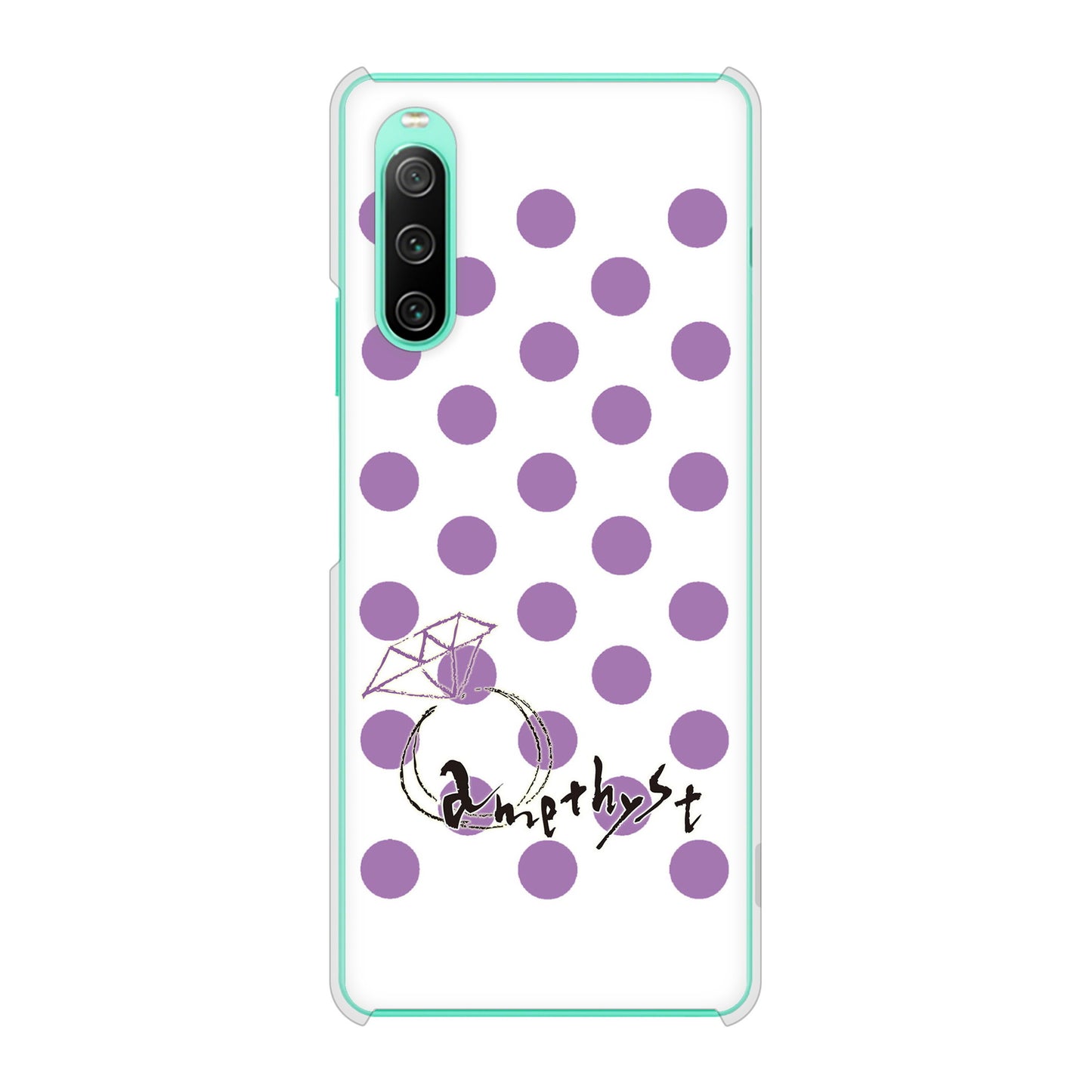 Xperia 10 IV SO-52C docomo 大野詠舟 誕生石 ハードケース 背面印刷