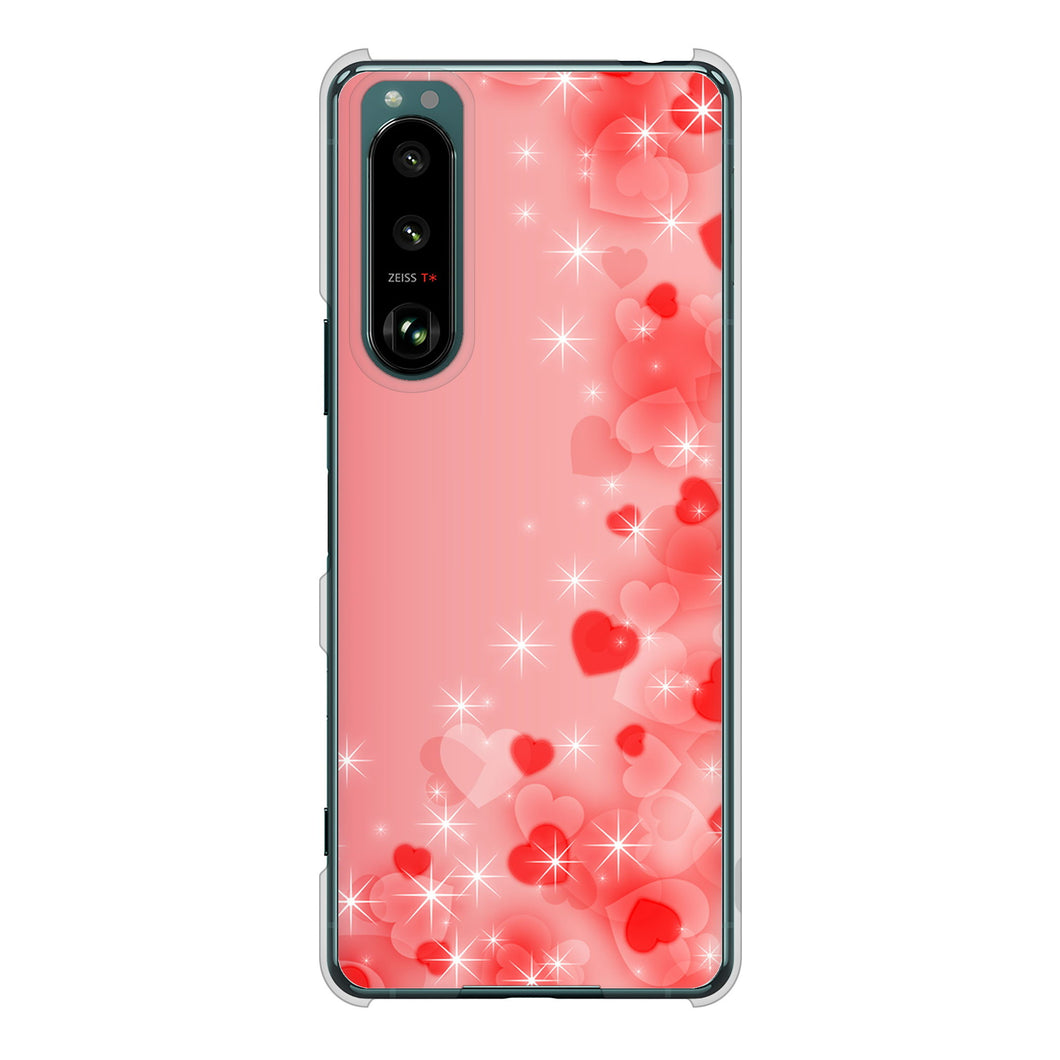 Xperia 5 III SO-53B docomo 003 ハート色の夢 ハードケース 背面印刷