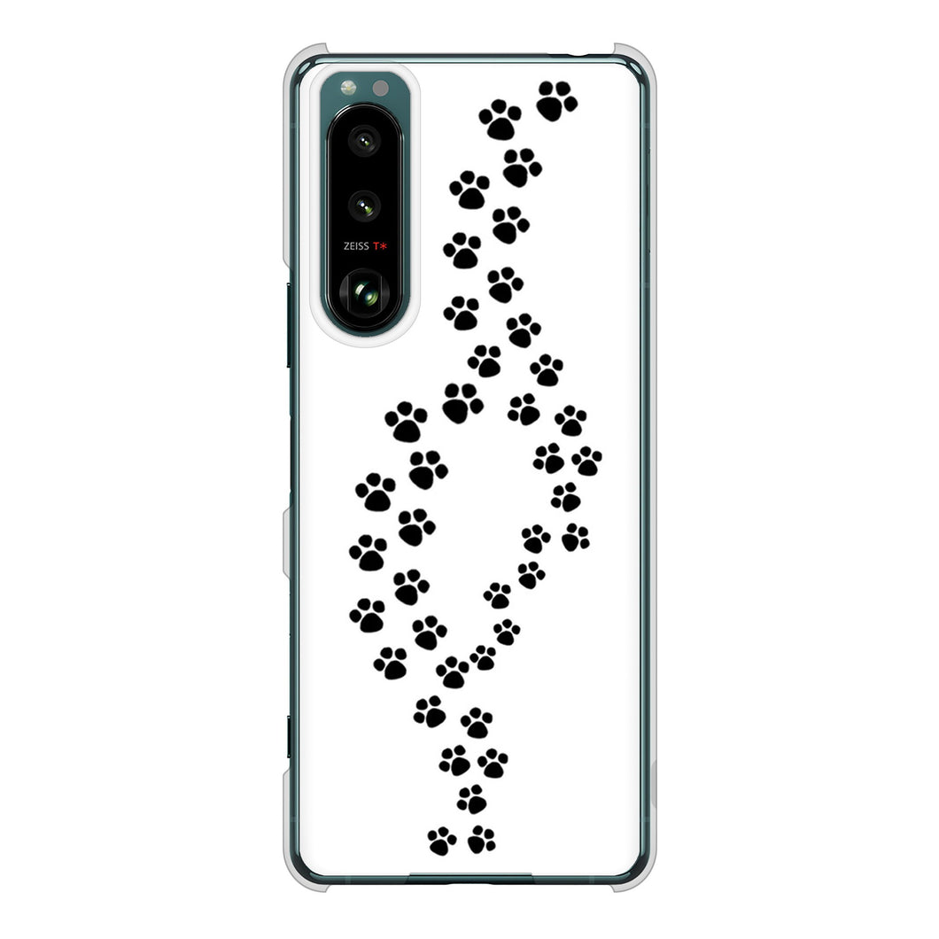 Xperia 5 III SO-53B docomo 066 あしあと ハードケース 背面印刷
