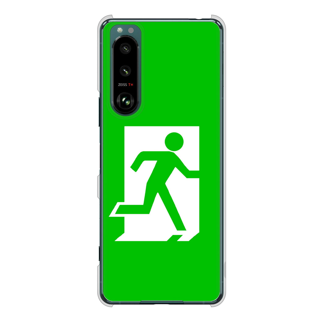 Xperia 5 III SO-53B docomo 163 非常口 ハードケース 背面印刷