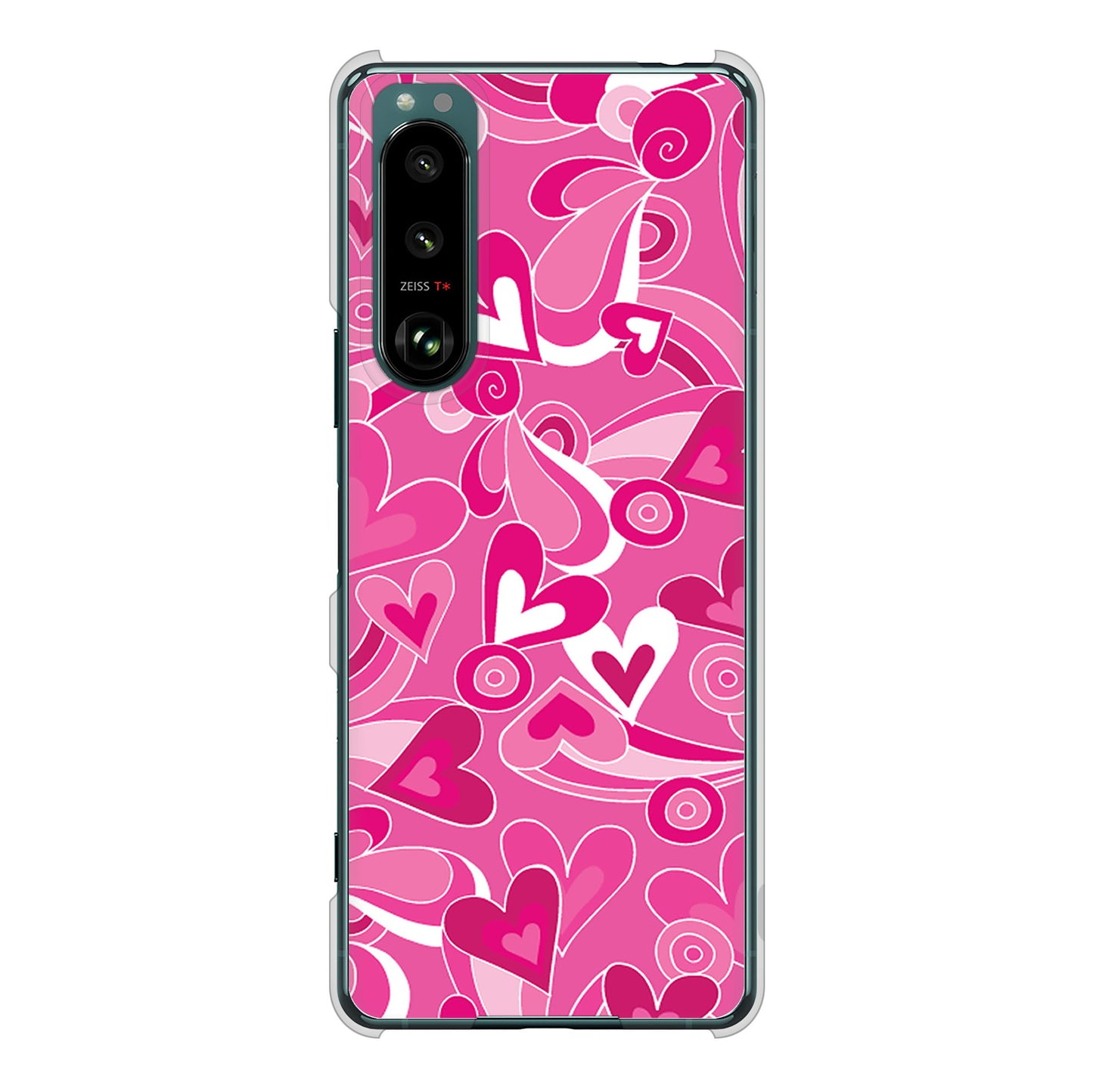 Xperia 5 III SO-53B docomo プリティハート ハードケース 背面印刷