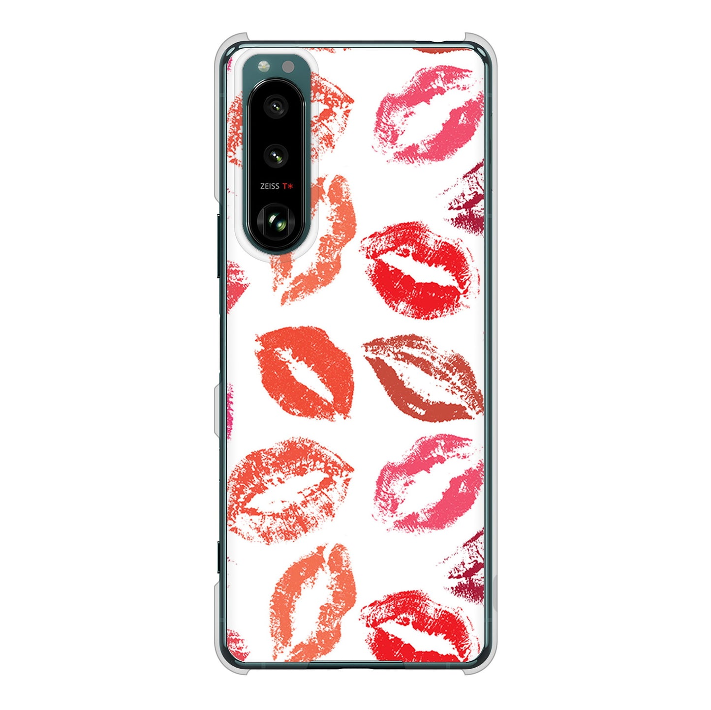 Xperia 5 III SO-53B docomo 734 キスkissキス ハードケース 背面印刷