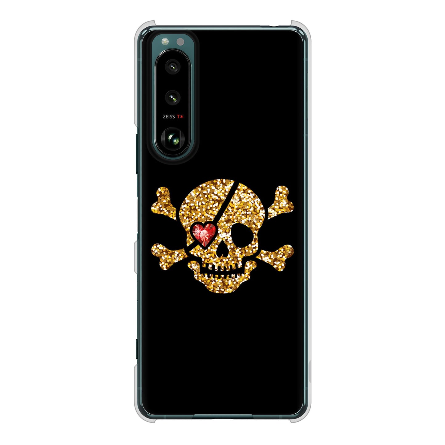 Xperia 5 III SO-53B docomo 1082 海賊ドクロ ハードケース 背面印刷