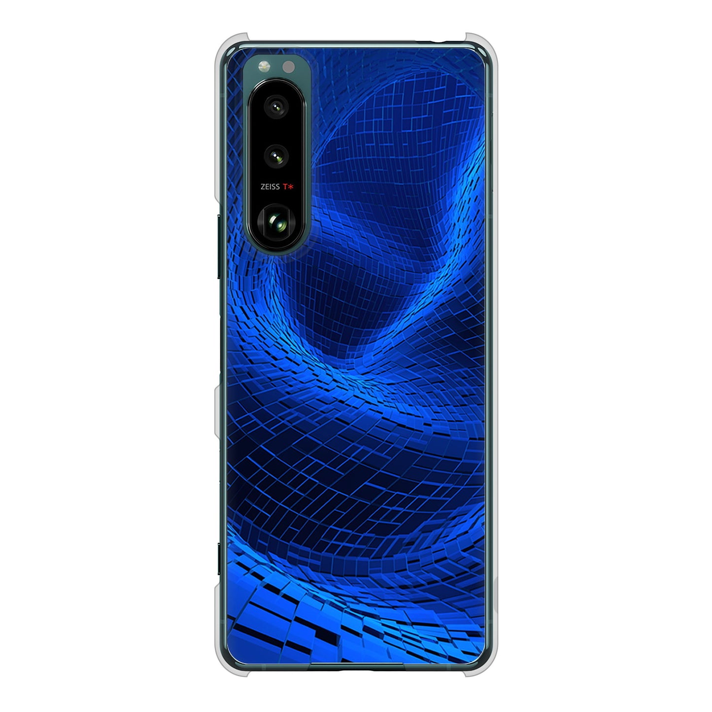 Xperia 5 III SO-53B docomo 1302 ワープブルー ハードケース 背面印刷