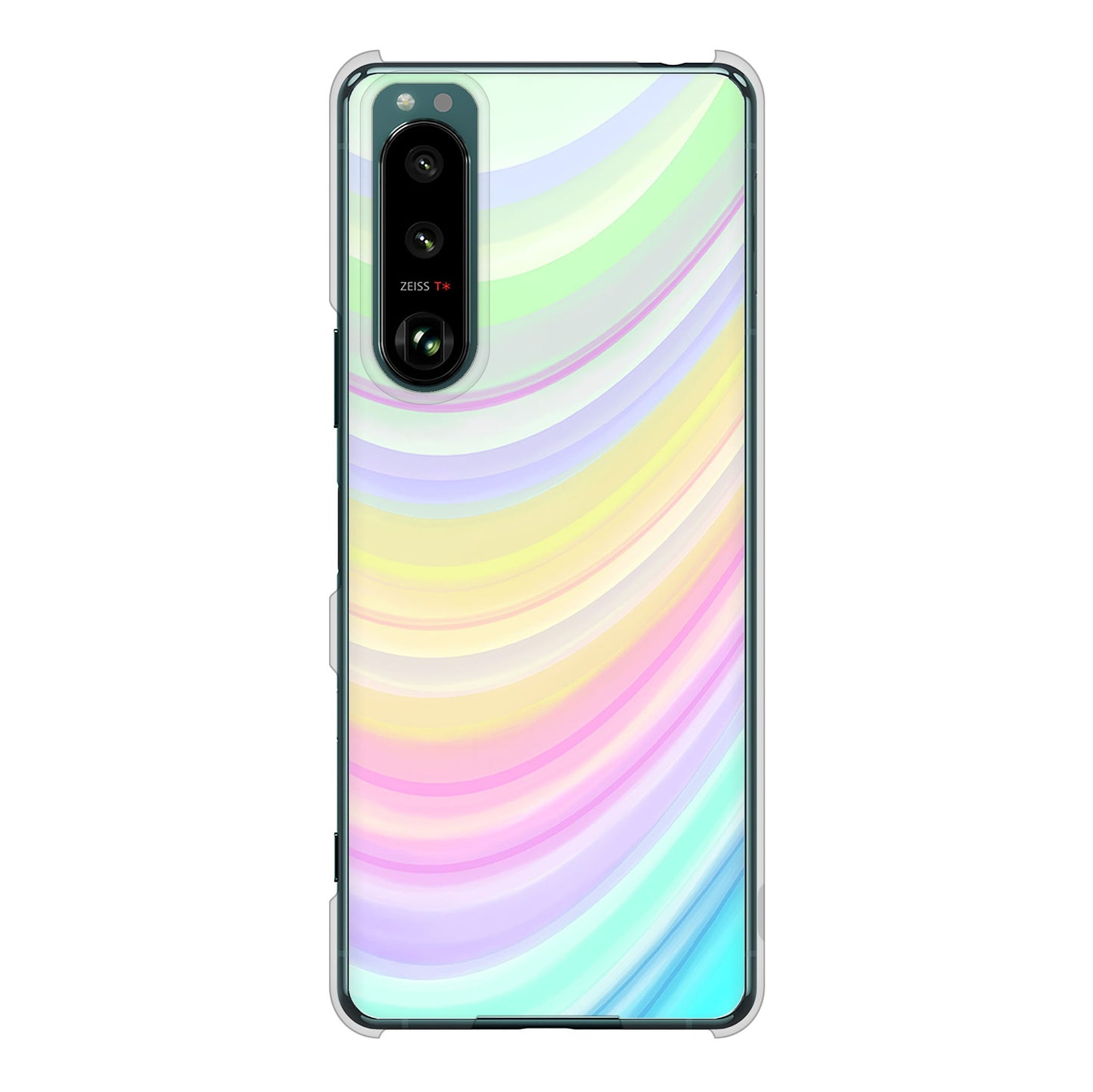 Xperia 5 III SO-53B docomo レインボー ハードケース 背面印刷