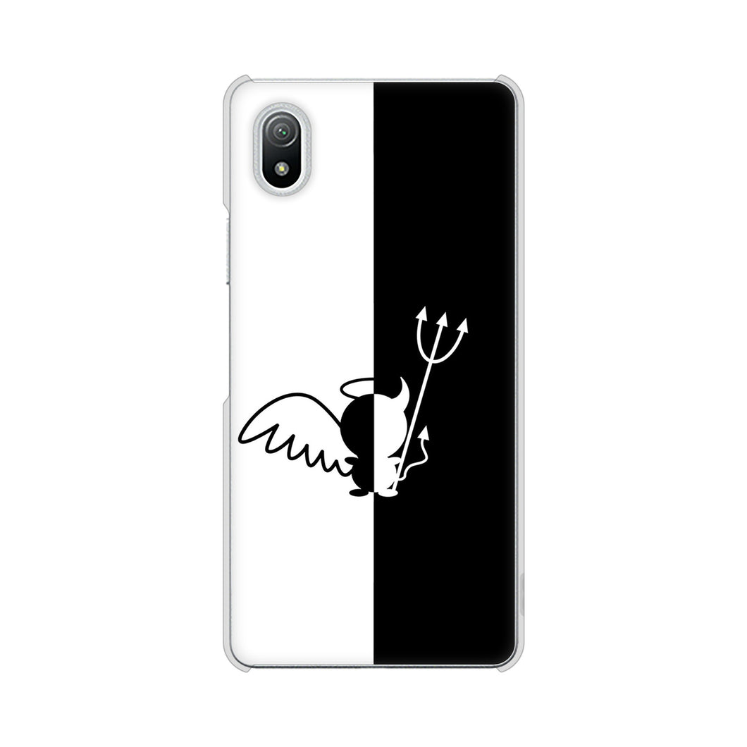 Xperia Ace III SO-53C docomo 027 ハーフデビット ハードケース 背面印刷