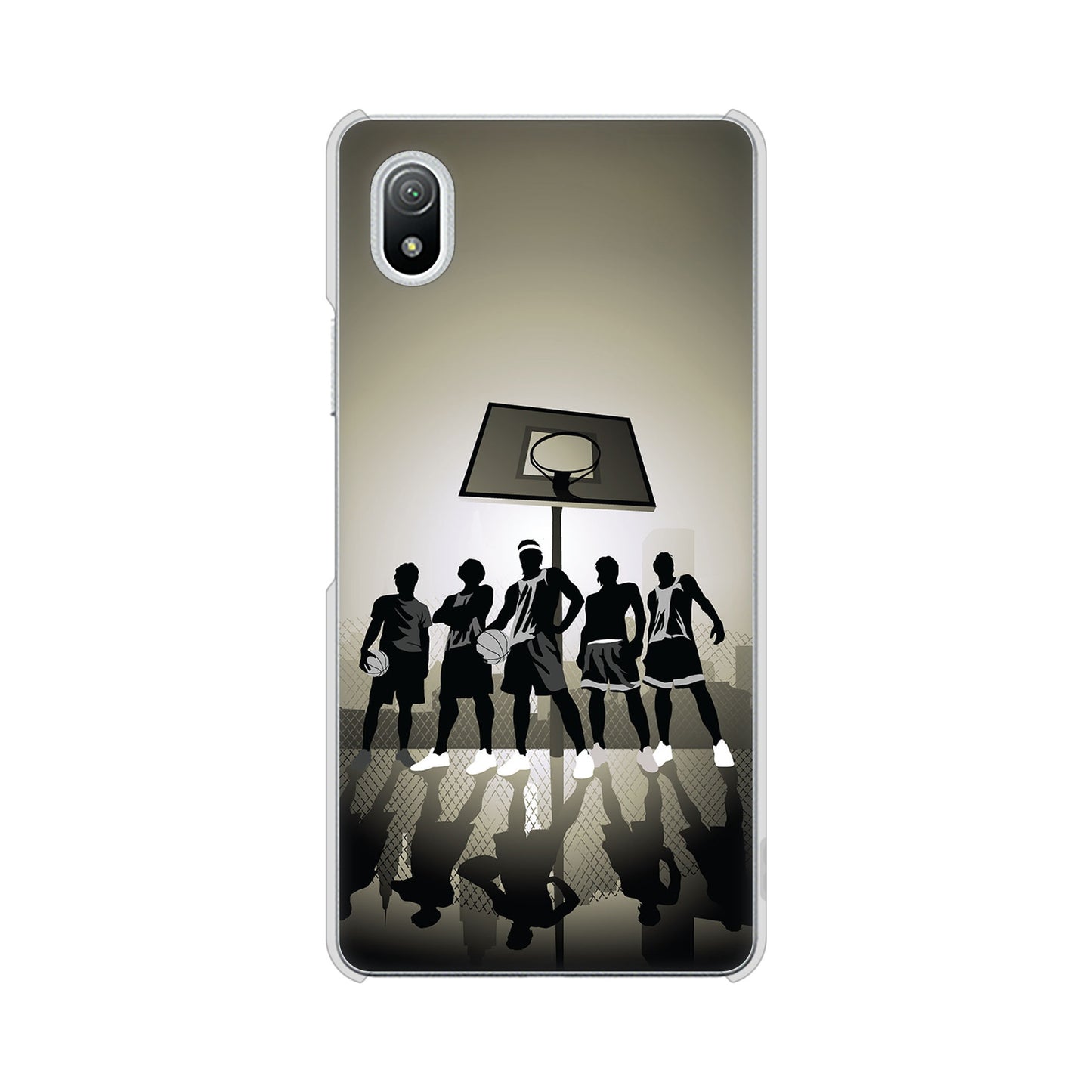 Xperia Ace III SO-53C docomo 389 クールバスケ ハードケース 背面印刷