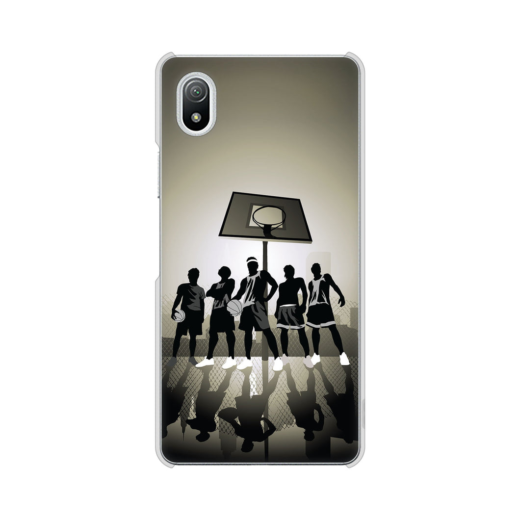 Xperia Ace III SO-53C docomo 389 クールバスケ ハードケース 背面印刷