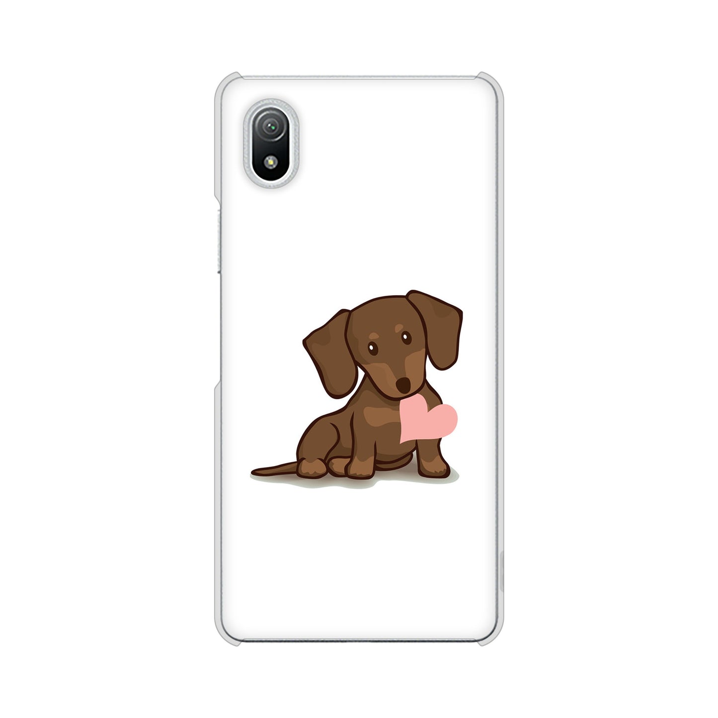 Xperia Ace III SO-53C docomo 394 I love ダックス ハードケース 背面印刷