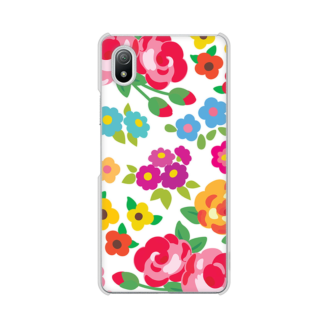 Xperia Ace III SO-53C docomo 776 5月のフラワーガーデン ハードケース 背面印刷