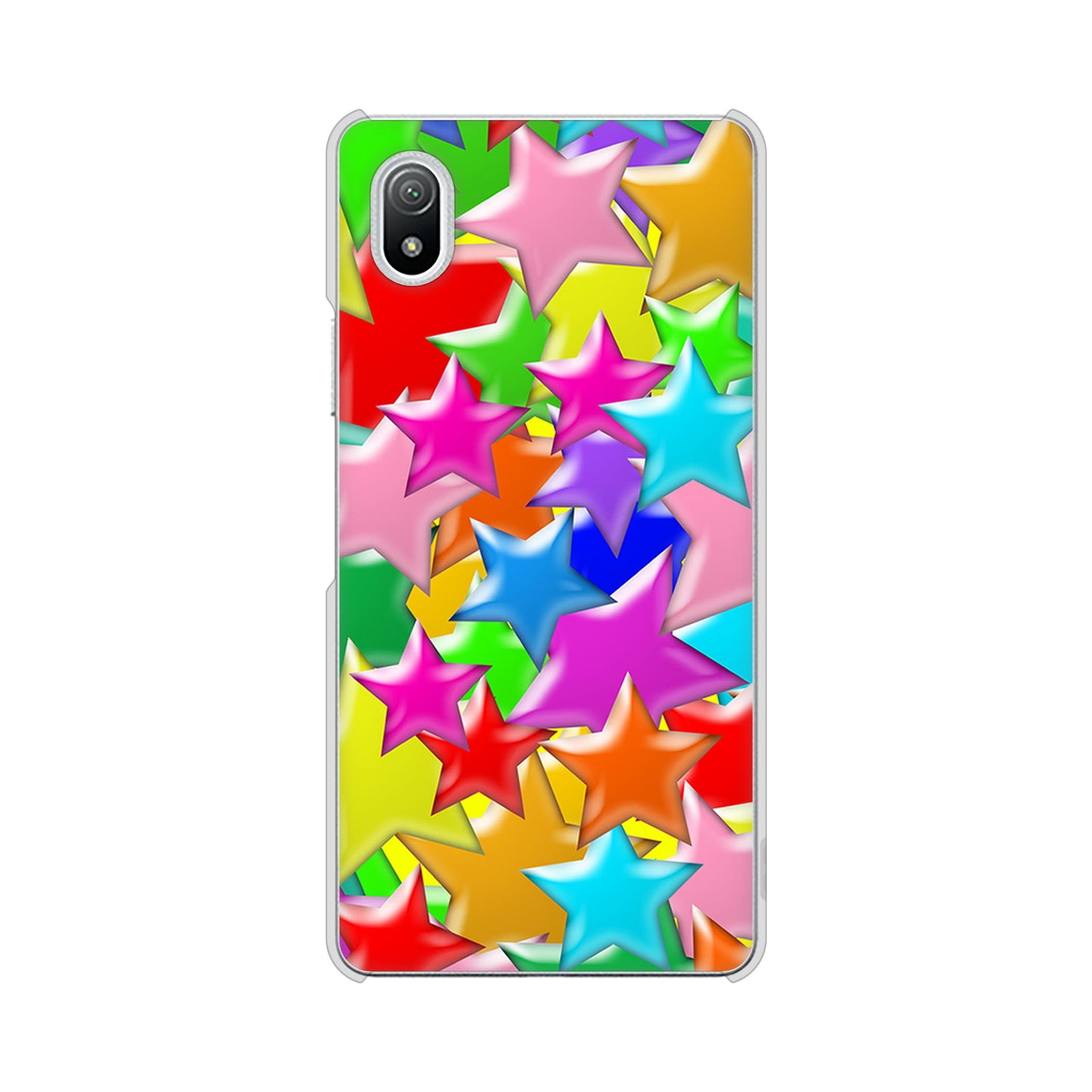 Xperia Ace III SO-53C docomo 1293 ランダムスター ハードケース 背面印刷