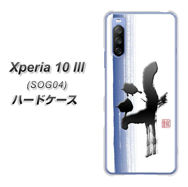 Xperia 10 III SOG04 au OE829 斗 ハードケース 背面印刷