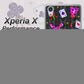 Xperia X Performance SOV33 au AG818 トランプティー（黒） ハードケース 背面印刷