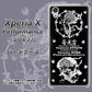 Xperia X Performance SOV33 au AG839 苺風雷神（黒） ハードケース 背面印刷