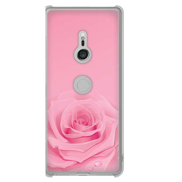 Xperia XZ3 SOV39 au バラ ハードケース 背面印刷