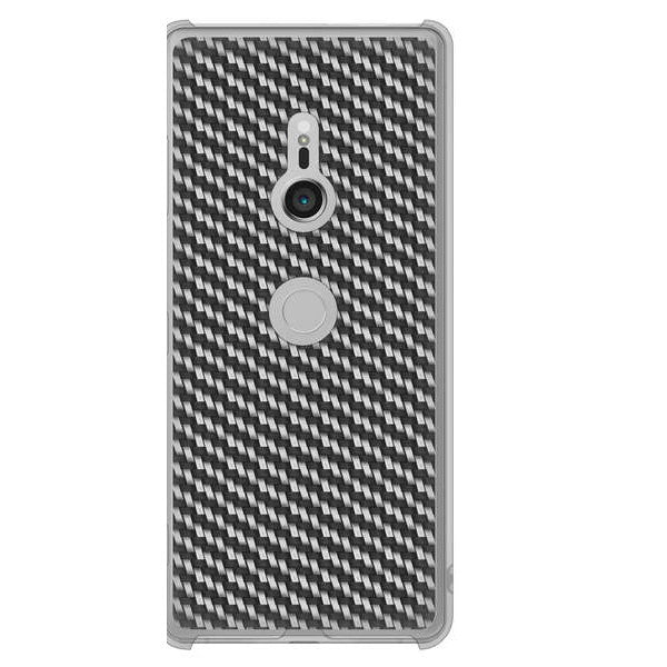 Xperia XZ3 SOV39 au カーボン ハードケース 背面印刷