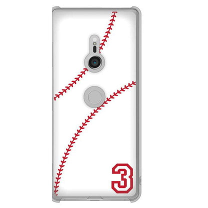 Xperia XZ3 SOV39 au baseball ハードケース 背面印刷