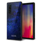 Xperia 5 SOV41 au 強化ガラス＆TPUスマホケース ガラプリ【KM924 Galaxias Blue】