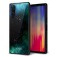 Xperia 5 SOV41 au 強化ガラス＆TPUスマホケース ガラプリ【KM927 Galaxias Green】