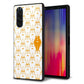 Xperia 5 SOV41 au 強化ガラス＆TPUスマホケース ガラプリ【MA915 パターン ネコ】