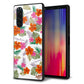 Xperia 5 SOV41 au 強化ガラス＆TPUスマホケース ガラプリ【SC884 ハワイアンアロハレトロ（ホワイト）】