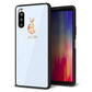 Xperia 10 II SOV43 au 強化ガラス＆TPUスマホケース ガラプリ【SC980 Baby Rabbit ブルー ガラプリ】