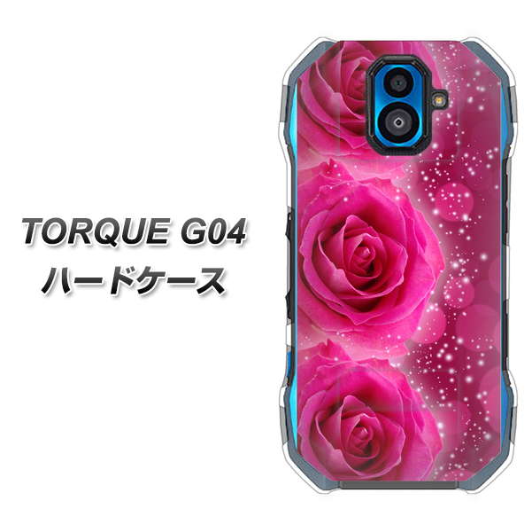 TORQUE G04 au VA815 3連のバラ ハードケース 背面印刷