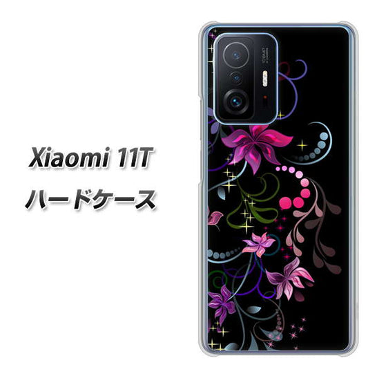 Xiaomi 11T 263 闇に浮かぶ華 ハードケース 背面印刷