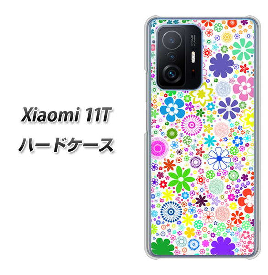 Xiaomi 11T 308 フラワーミックス ハードケース 背面印刷