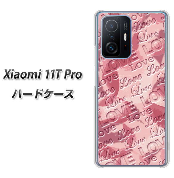 Xiaomi 11T Pro SC844 フラワーヴェルニLOVE（ローズヴェルール） ハードケース 背面印刷