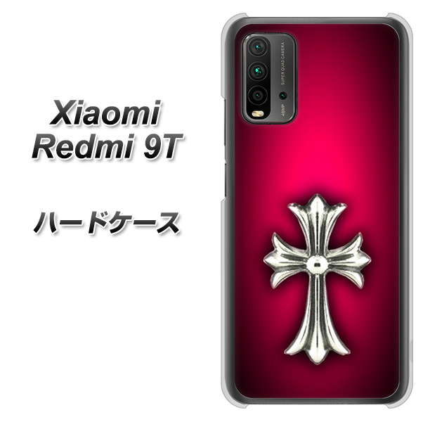 Redmi 9T 249 クロスレッド ハードケース 背面印刷