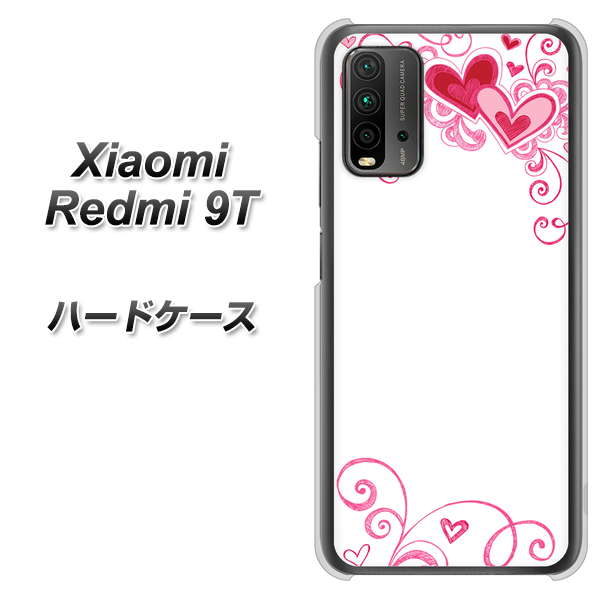 Redmi 9T 365 ハートフレーム ハードケース 背面印刷
