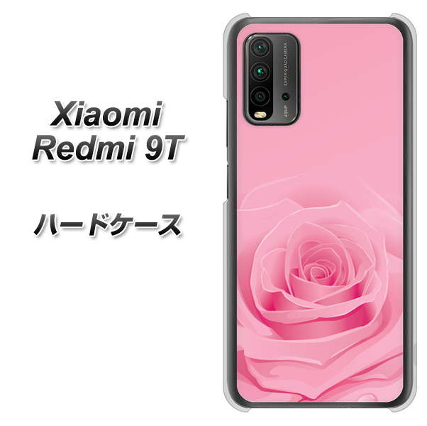 Redmi 9T 401 ピンクのバラ ハードケース 背面印刷