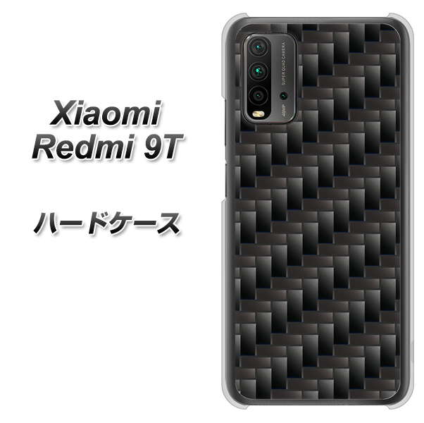 Redmi 9T 461 カーボン ハードケース 背面印刷
