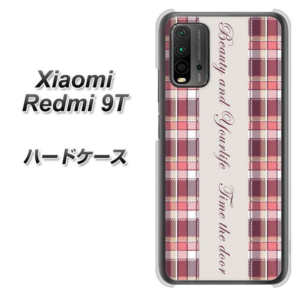 Redmi 9T 518 チェック柄besuty ハードケース 背面印刷