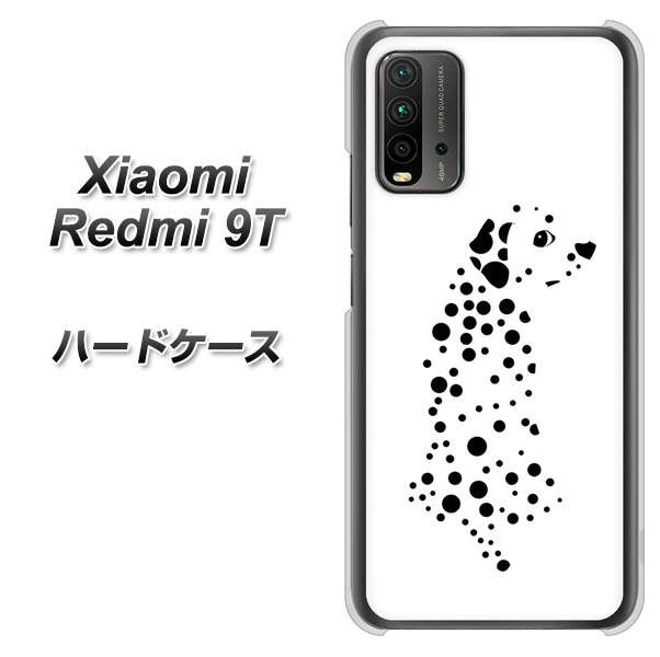 Redmi 9T 1038 振り向くダルメシアン（WH） ハードケース 背面印刷