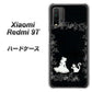 Redmi 9T 1097 お姫様とネコ（モノトーン） ハードケース 背面印刷