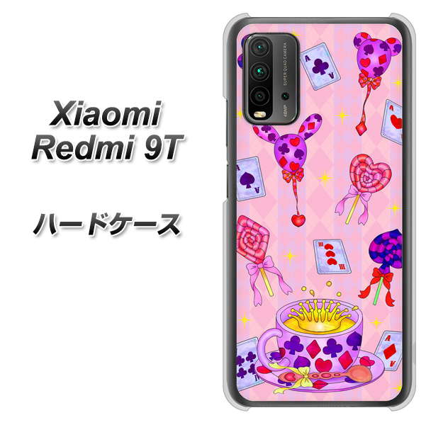 Redmi 9T AG817 トランプティー（ピンク） ハードケース 背面印刷