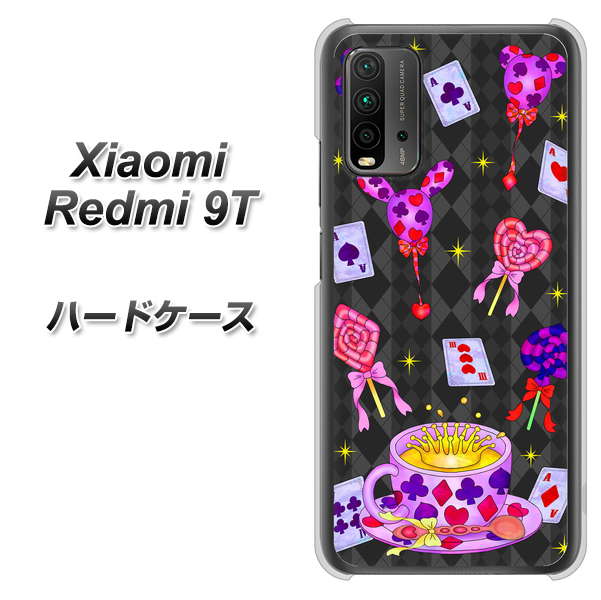Redmi 9T AG818 トランプティー（黒） ハードケース 背面印刷
