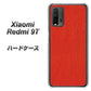 Redmi 9T EK852 レザー風レッド ハードケース 背面印刷