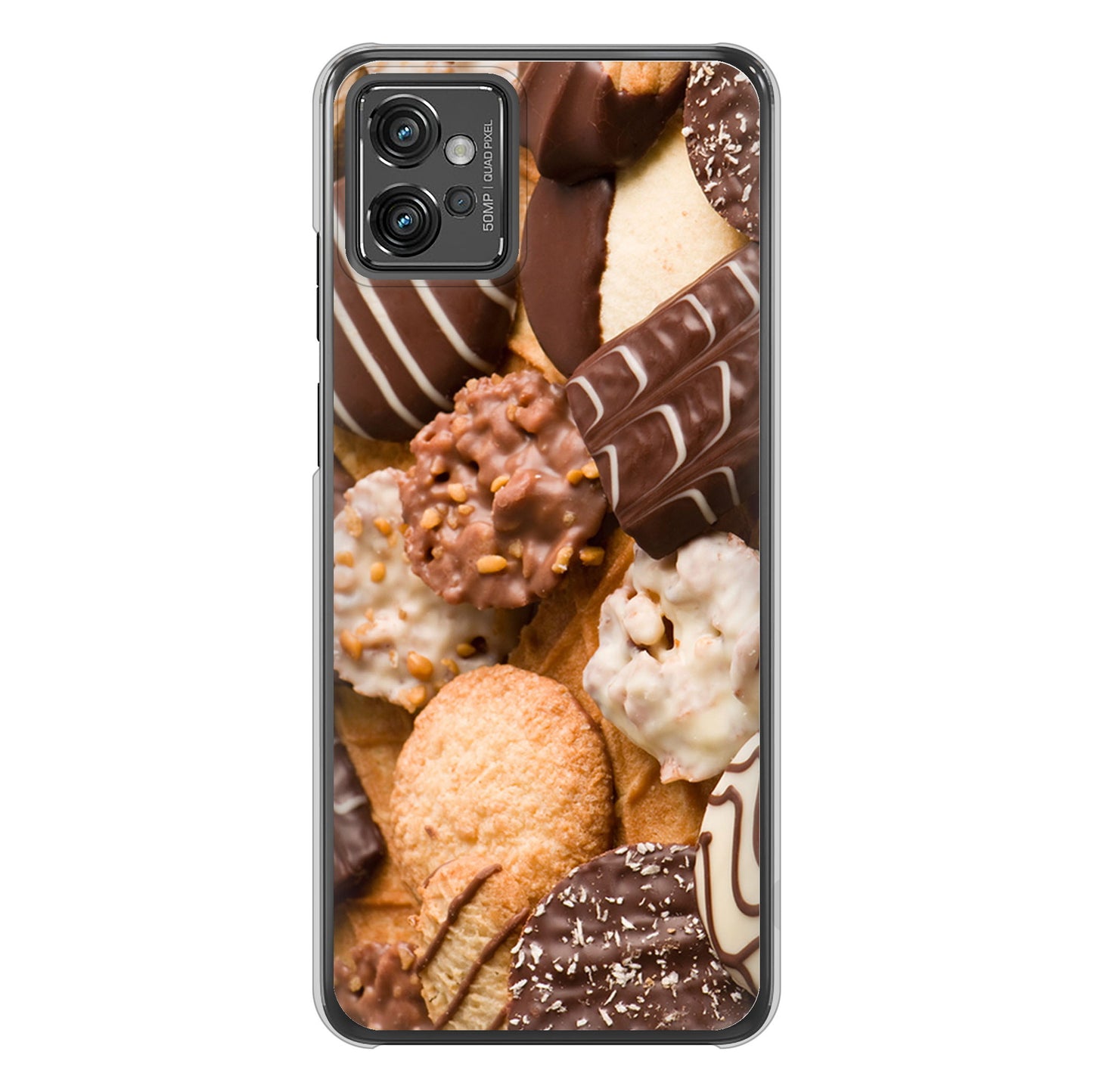 moto g32 高画質仕上げ 背面印刷 ハードケース スイーツ